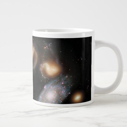 Stephan's Quintet Galaxies Grote Koffiekop (Rechts)