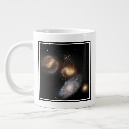 Stephan's Quintet Galaxies Grote Koffiekop (Links)