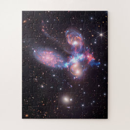 Stephan's Quintet Galaxies | Hubble & JWST Legpuzzel