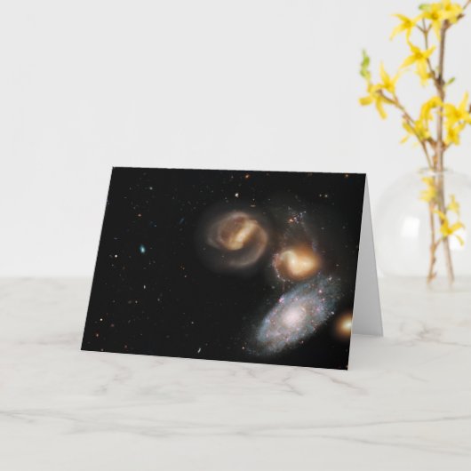 Stephan's Quintet Galaxies Kaart (Gele Bloem)