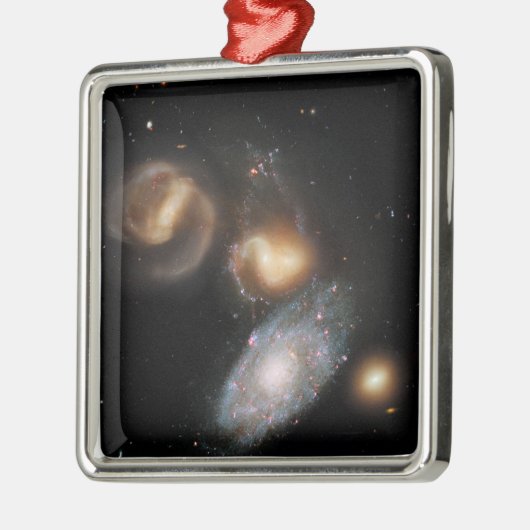Stephan's Quintet Galaxies Metalen Ornament (Links)