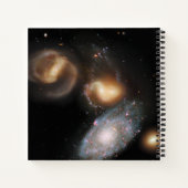 Stephan's Quintet Galaxies Notitieboek (Achterkant)