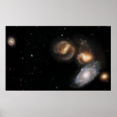 Stephan's Quintet Galaxies Poster (Voorkant)