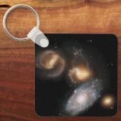 Stephan's Quintet Galaxies Sleutelhanger (Voorkant)