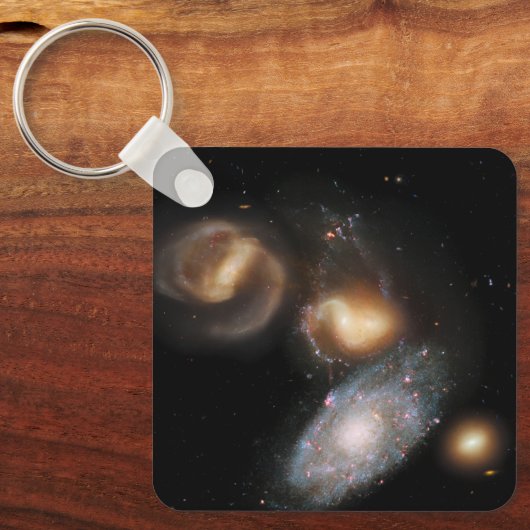 Stephan's Quintet Galaxies Sleutelhanger (Voorkant)