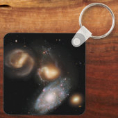 Stephan's Quintet Galaxies Sleutelhanger (Achterkant)