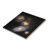 Stephan's Quintet Galaxies Tegeltje (Zijkant)