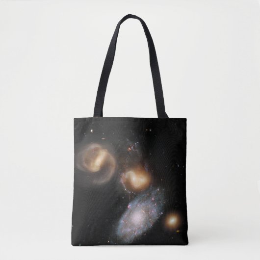 Stephan's Quintet Galaxies Tote Bag (Voorkant)
