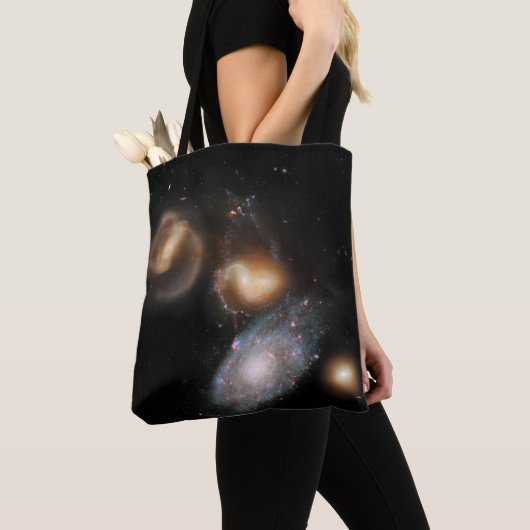 Stephan's Quintet Galaxies Tote Bag (Dichtbij)
