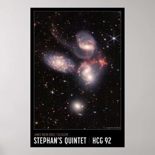 Stephans Quintet Poster (Voorkant)