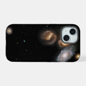 Stephan's Quintet sterrenstelsels iPhone 15 Case (Achterkant horizontaal)