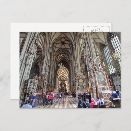 Stephansdom, Wenen Oostenrijk Briefkaart (Voorkant / Achterkant)