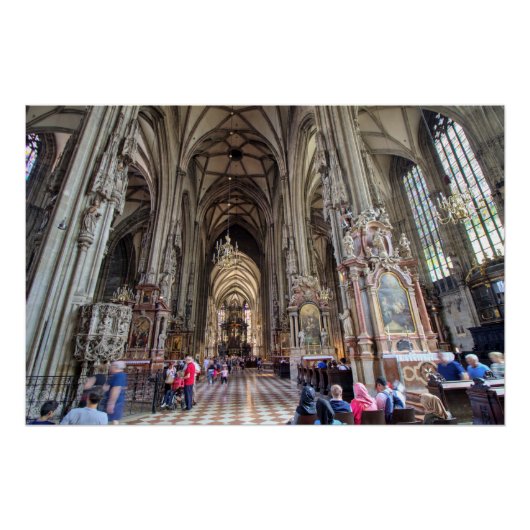 Stephansdom, Wenen Oostenrijk Perfect Poster (Voorkant)
