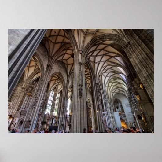 Stephansdom, Wien Österreich Poster (Voorkant)