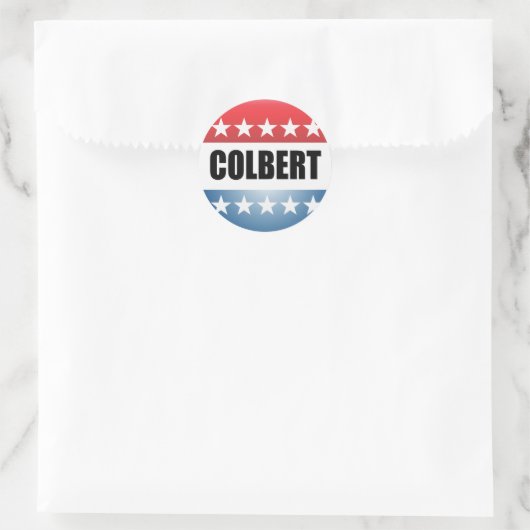 STEPHEN COLBERT RONDE STICKER (Tas)