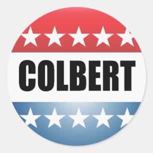 STEPHEN COLBERT RONDE STICKER