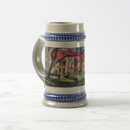 Stephen Condo Waterverf Bierpul (Voorkant links)