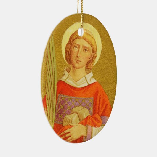 Stephen de Proto-Martyr (PM 08), dubbel Afbeelding Keramisch Ornament (Rechts)