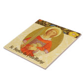 Stephen de Proto-Martyr (PM 08) Tegeltje (Zijkant)