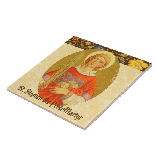 Stephen de Proto-Martyr (PM 08) Tegeltje (Zijkant)