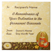 Stephen de Proto-Martyr (PM 08) Tegeltje (Voorkant)