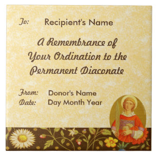 Stephen de Proto-Martyr (PM 08) Tegeltje