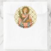 Stephen de Proto-Martyr (RLS 17) Ronde Sticker (Tas)