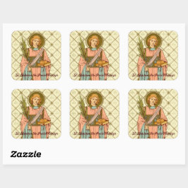 Stephen de Proto-Martyr (RLS 17) Vierkante Sticker