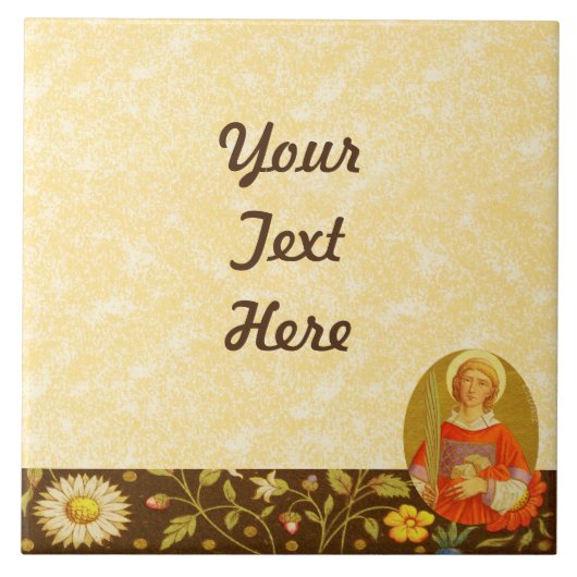 Stephen de ProtoMartyr (PM 08) - DIY Design Tegeltje (Voorkant)