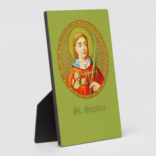 Stephen de ProtoMartyr (SNV 26) (RoundImage) Fotoplaat (Zijkant)