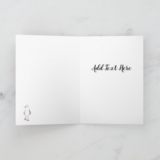 Stephen de seagull kaart (Binnen)