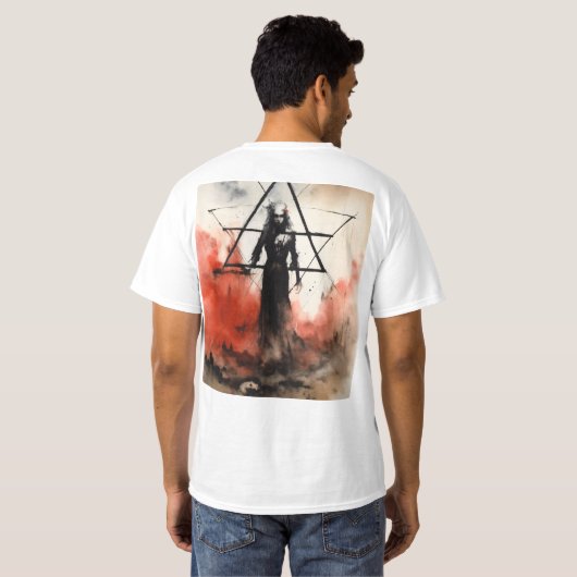 Stephen gammell stijl t-shirt (Achterkant volledig)