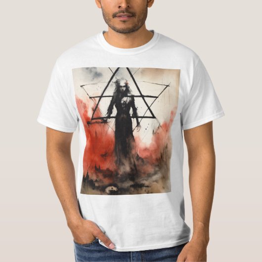 Stephen gammell stijl t-shirt (Voorkant)