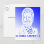 Stephen Harper '15 Briefkaart (Voorkant / Achterkant)