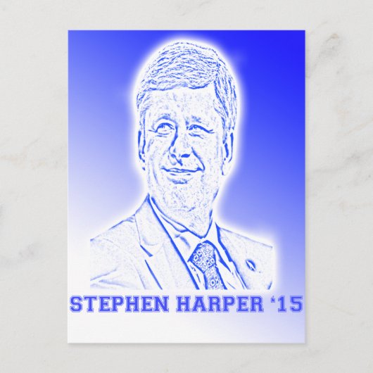 Stephen Harper '15 Briefkaart (Voorkant)