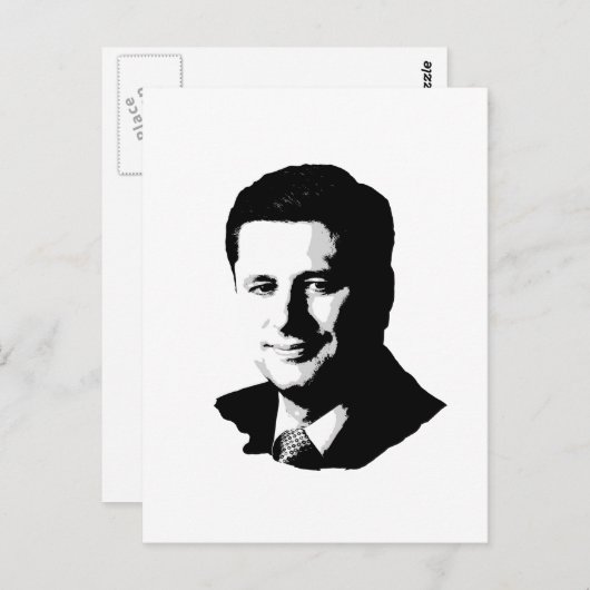 Stephen Harper Briefkaart (Voorkant / Achterkant)