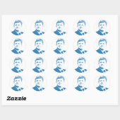 Stephen Harper Logo Ronde Sticker (Vel)
