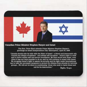 Stephen Harper spreekt over Israël Muismat
