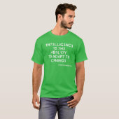 Stephen Hawking Citaten Geek grappig T-shirt (Voorkant volledig)