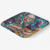 Stephen Hawking Genius Papieren Bordje (Gebogen)