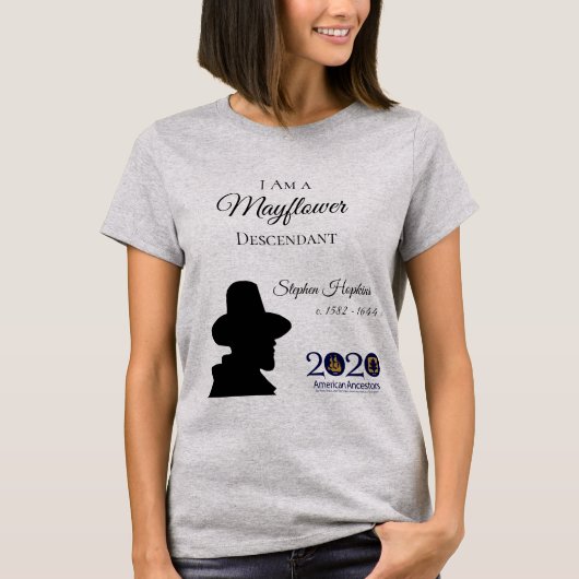 Stephen Hopkins Mayflower T-shirt voor dames (Voorkant)