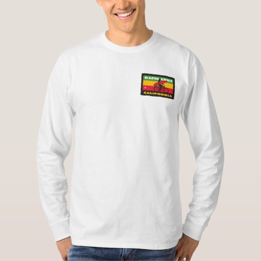 Stephen Hosmer's Rasta Cruz Surfer Girl T-shirt (Voorkant)