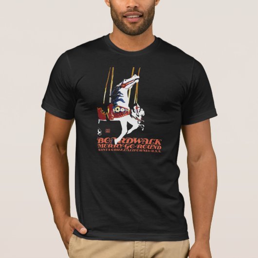 Stephen Hosmer's Santa Cruz Boardwalk MerryGoRound T-shirt (Voorkant)