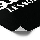 Stephen Hosmer's Surf Lessons Poster (Hoek)