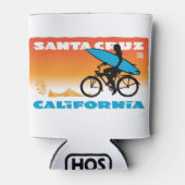 Stephen Hosmer's Surfer Meisje Sinaasappel Blikjeskoeler (Voorkant)