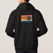 Stephen Hosmer's Surfer Meisje Sinaasappel Hoodie (Achterkant)