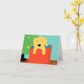 Stephen Huneck "Best Gift Ever"-Wenskaart Kaart (Gele Bloem)