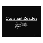 Stephen King, Constant Reader Foto Afdruk (Voorkant)