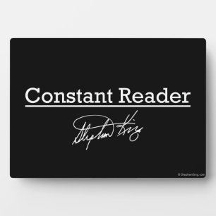 Stephen King, Constant Reader Fotoplaat