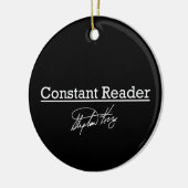 Stephen King, Constant Reader Keramisch Ornament (Links)